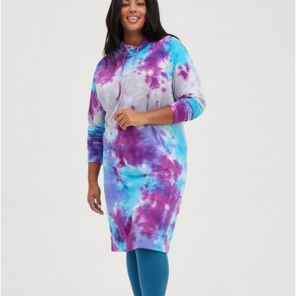 Torrid French Terry Hoodie Dress